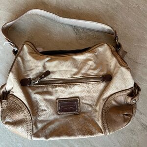 Tommy Hilfiger Cream and Tan Shoulder Bag